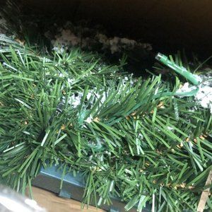Other - 9' Flocked Overlit Garland w/ Bows Other - 9' Flocked Overlit Garland w/ Bows